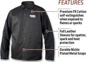 Lincoln Electric Split Leather Sleeved Welding Jacket Reviews