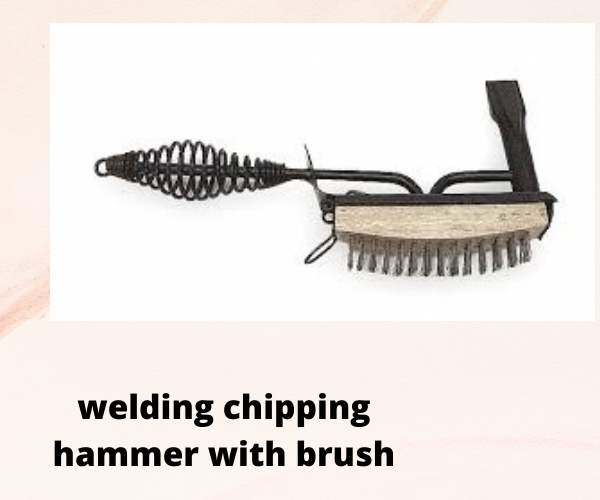 welding chipping hammer with brush
