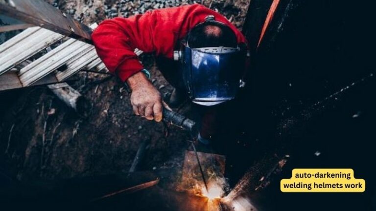 how do auto-darkening welding helmets work