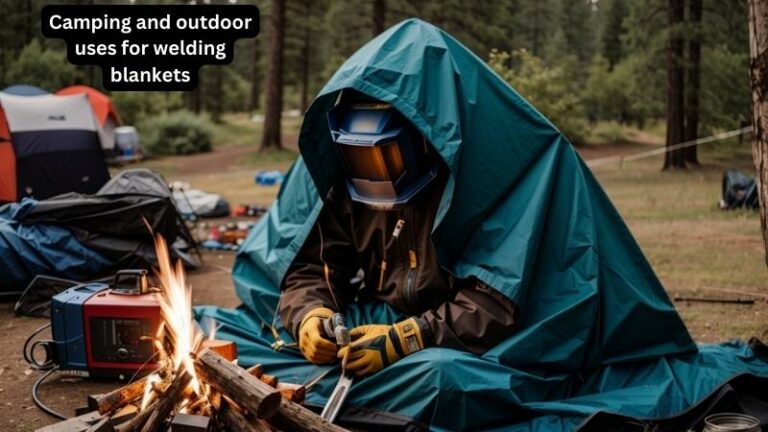 Camping and outdoor uses for welding blankets